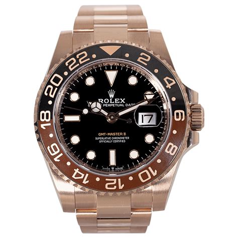 gmt master ii rose gold for sale|used rolex gmt master ii bracelet.